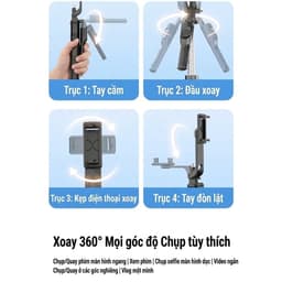 Gậy Z86 pro selfie 2 đèn 2 kẹp- Tripod-livestream-chụp ảnh quay video 4