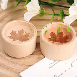 Máy khuếch tán tinh dầu COFORDOS, Họa tiết lá phong Gỗ thơm mở rộng bằng gỗ, Máy hít hương thơm dễ bay hơi thời trang để làm mới trang trí máy tính để bàn 6