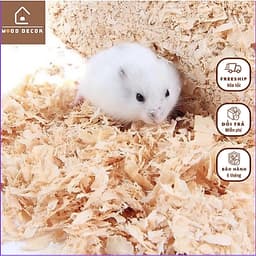 Mùn cưa gỗ thông lót chuồng Hamster, mùn cưa gỗ tự nhiên làm giá thể trồng cây WOOD SHOP 2
