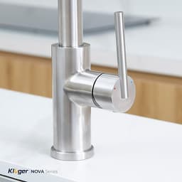 Vòi rửa bát Kluger KLF0030S NOVA Series | Vòi dây rút 2 đường nước Nóng - Lạnh 8