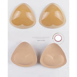 Combo 3 đôi / 1 đôi Miếng độn ngực nâng ngực đẹp dạng mút tam giác siêu dính chống trượt dùng cho áo tắm, đi tiệc ( 047) 2