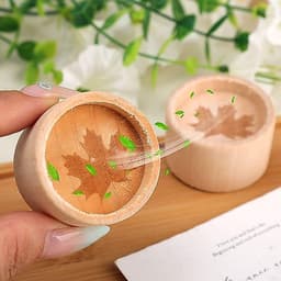 Máy khuếch tán tinh dầu COFORDOS, Họa tiết lá phong Gỗ thơm mở rộng bằng gỗ, Máy hít hương thơm dễ bay hơi thời trang để làm mới trang trí máy tính để bàn 4