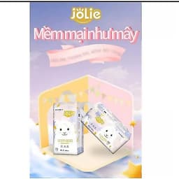 BỈm Jolie - hàng chính hãng công ty siêu thấm bịch 50 miếng M/L/XL/2XL/3XL/4XL 8