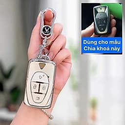 Ốp Chìa Khóa VinFast TPU Cao Cấp Kèm Móc Treo Logo Hãng – Bảo Vệ Smartkey VF3 VF5, VF6 VF7 VF8 VF9 đời 2024,2025 9