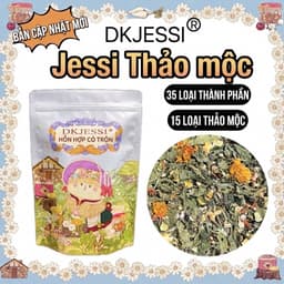 DK JESSI THẢO MỘC TRỘN THỨC ĂN CHO HAMSTER thanh nhiệt giải độc duy trì cân bằng lượng đường trong máu 1
