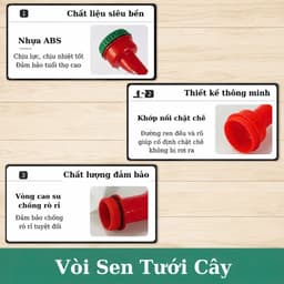 Vòi sen tưới cây 1000 lỗ chuyên cho rau, lan và hoa cây cảnh vườn rau 4