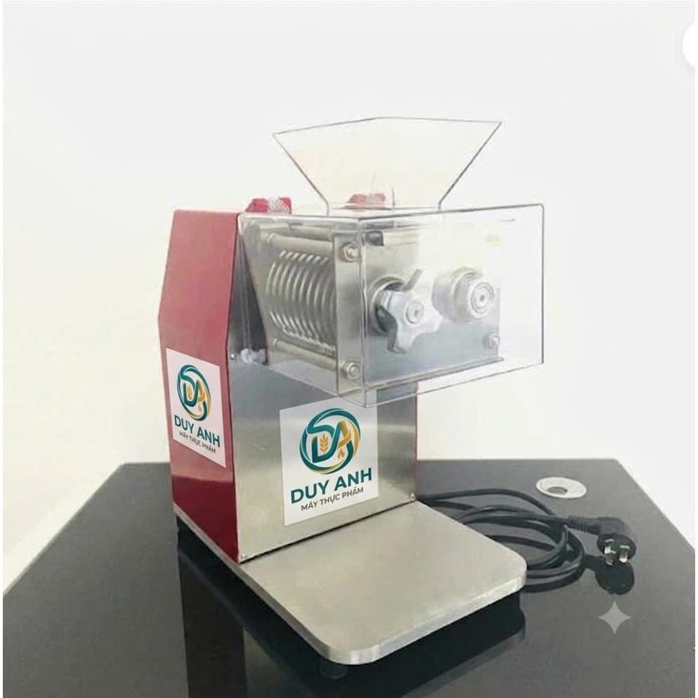 Máy Xắt Thịt Nướng DQ 90 2-2.5-3-3.5-5-7-10mm , Máy Thái Lát Thịt Heo Xào Công Suất 1100W