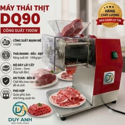 Máy Thái Thịt DQ90 - Nhanh Chóng - Giá Tốt Nhất-Máy có thiết kế hiện đại, nhỏ gọn và tiện lợi, rất phù hợp với mọi không 7