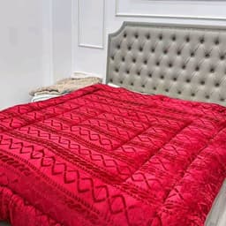 Chăn nỉ lông thỏ COCO mẫu mới 2026 (nặng 3,5 đến 3,7 kg)  -Chăn đông mềm mại, ấm áp, sang trọng .chăn đông đại hàn. 6
