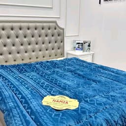 Chăn nỉ lông thỏ COCO mẫu mới 2026 (nặng 3,5 đến 3,7 kg)  -Chăn đông mềm mại, ấm áp, sang trọng .chăn đông đại hàn. 8
