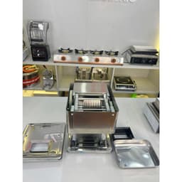 Máy thái thịt tươi sống, thái tai, bì dao tháo rời có nhiều cỡ dao 2-2.5-3-3.5-5-7-10mm, dễ dàng vệ sinh 5