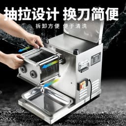 Máy Thái thịt công nghiệp công suất 1500w Máy thái thịt QX-260 Thái thịt tươi sống-năng suất 250kg/giờ 2
