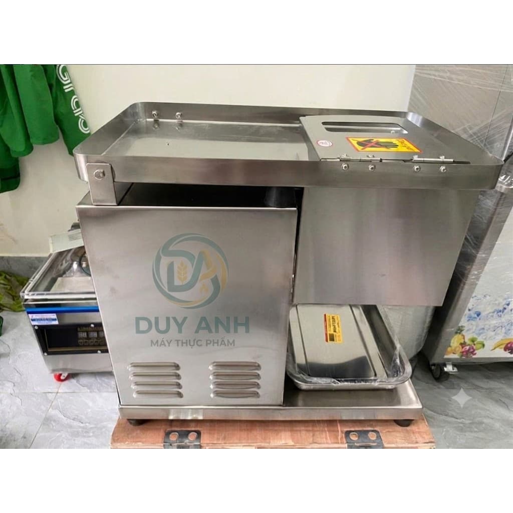 Máy thái thịt tươi sống QX-260 độ dài lát cắt 2.5 - 3.5 - 5.0mm lưỡi dao thay thế công xuất 1500w Chính Hãng