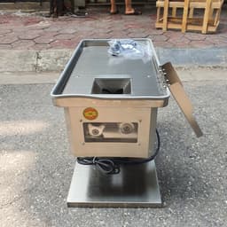 Máy thái thịt tươi sống QX-260 độ dài lát cắt 2.5 - 3.5 - 5.0mm lưỡi dao thay thế công xuất 1500w Chính Hãng 6