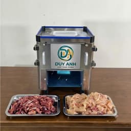Máy thái thịt lợn, thịt bê, thịt bò, thạch, dừa, mực...bánh răng sắt - máy thái thịt HD90-Công suất motor: 1100W mới 100 6