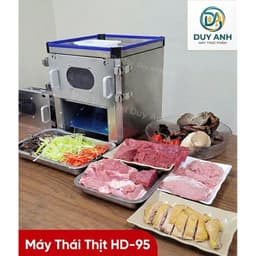 Máy thái thịt  HD90 mới nhất  thái thịt phở bò thịt nướng bún chả  đa năng công xuất 1100w thay được bộ dao 2 - 20mm 1