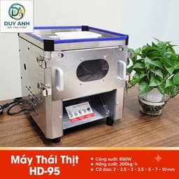 Máy thái cả, thái thịt tươi sống, thái tai,... đa năng HD90 công nghiệp-Năng suất đến 200kg/giờ Siêu Nhanh – Siêu Đều 5