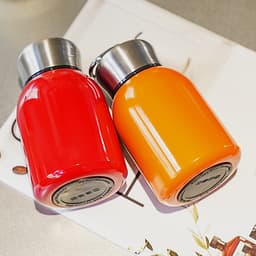 Bình,Ly Giữ Nhiệt Mini Inox 304 300ml Nhỏ Gọn Có Móc Treo Tiện Lợi Nhận Khắc Logo Theo Yêu Cầu, ALU PHIN 5