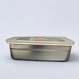 [COMBO 5] Hộp Inox 1500ML Dày Dặn, Nắp Đậy Silocon Hút Chân Không, zoang chống chàn - Khay Inox Đựng Đồ Tủ Lạnh 7
