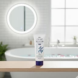 Sữa rửa mặt Kumano Reihaku Hatomugi trắng da 130g 4