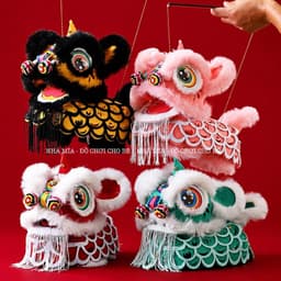 DIY tự lắp Đèn Lồng Trung Thu Cho Bé Tiểu Lân Đăng 35cm, Đèn Múa Lân Vải Dạ Bản VIP Premium Chụp Ảnh (Hàng Diy tự ráp) 1