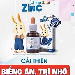 Smartbibi ZinC Kẽm chelate hữu cơ cho bé giúp hỗ trợ ăn ngon, tăng sức đề kháng 30ml chính hãng 1