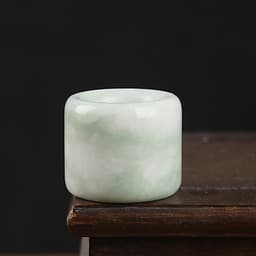 Nhẫn Ban Chỉ Đế Vương Đá Canxit Cổ Phong Trung Hoa Đeo Ngón Cái Nam Phụ Kiện Hán Phục Hoàng Tộc 3