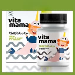 Thực phẩm VitaMama Siberian Omega-3 Сomplex (multifruit), bổ sung dinh dưỡng cho mắt và não bộ trẻ - 90 viên 2