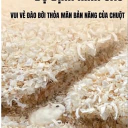 Mùn cưa gỗ dương DK JESSI sợi to không bụi lót chuồng lồng hamster định hình tốt 2