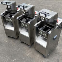 Máy thái thịt bò, thịt bê, thịt bún chả, thịt nướng DQ8-năng suất 500kg/h nhiều cỡ dao thay thế 2-20mm 7