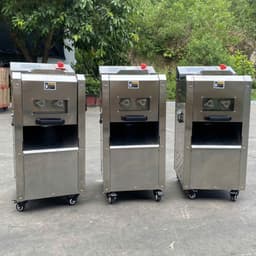 Máy thái thịt bò, thịt bê, thịt bún chả, thịt nướng DQ8-năng suất 500kg/h nhiều cỡ dao thay thế 2-20mm 8