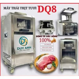 🚀 DQ08 – Giải Pháp Thái Thịt Công Nghiệp Cho Quán Ăn, Nhà Hàng, Bếp Lớn vói công suất 2200w năng suất 500kg/H 4