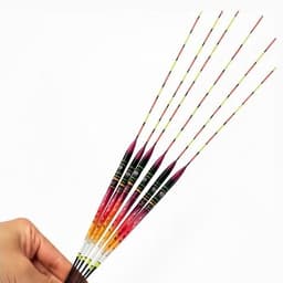 Phao câu rô Super QL HOẢ ĐIỂU - phao câu rô diếc chép,.. tải chì 1.0g, 1.2g, 1.4g dáng thon dài tín hiệu nhậy 4