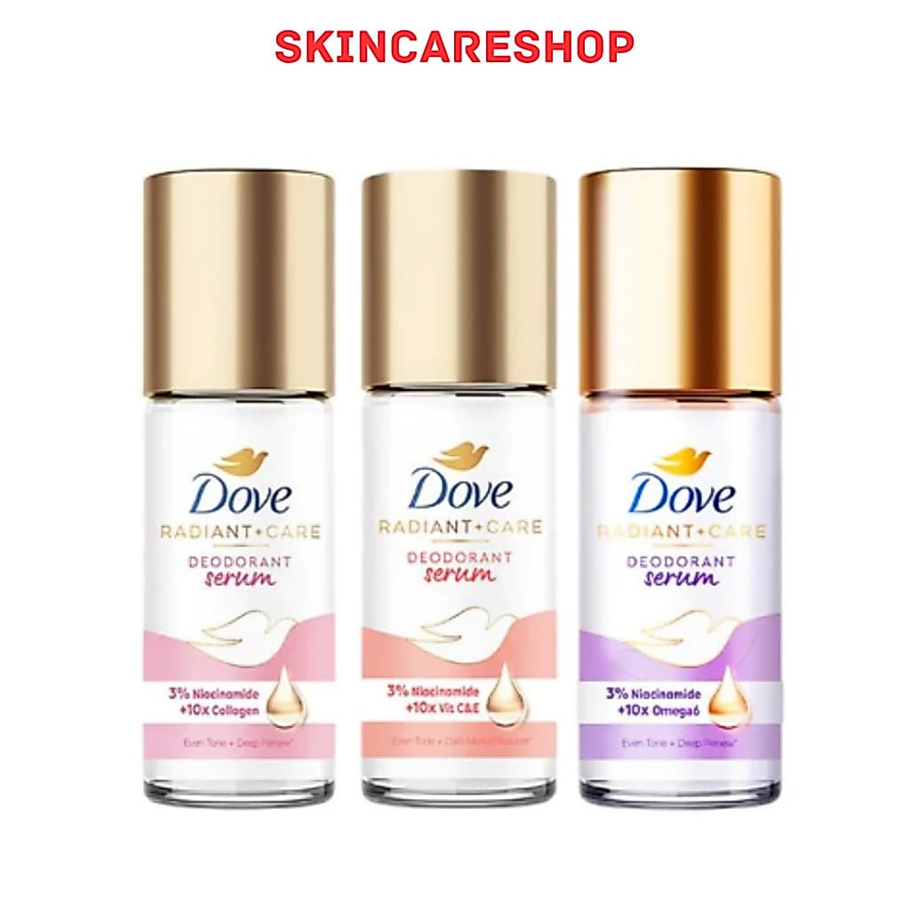 Lăn Khử Mùi Sáng Da, Mờ Thâm Dove Deodorant Serum 45ml