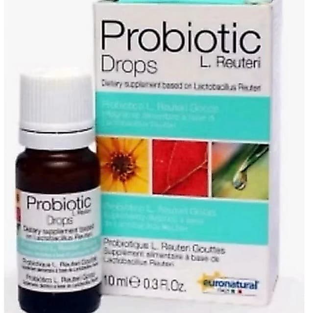 Probiotics L. Reuteri Drops ( 10ml ) - Men Vi Sinh Cho Bé, Bổ Sung Lợi Khuẩn, Cân Bằng Hệ Vi Sinh