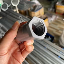 "Nối Ren PVC Phi 21, 27, 34 - Ren Trong & Ngoài - Nhựa Siêu Thành Chất Lượng Cao" 6
