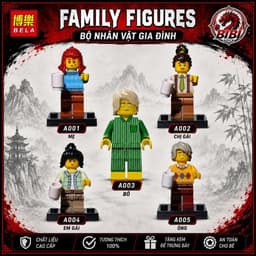 [IN LƯNG][2 Mặt]Mô Hình Nhân Vật Đặc Biệt Ninjago-Lloyd Đồ Ngủ,Wyldfyre Lloyd Jay Nya Đồ Làm Việc 1