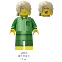 [IN LƯNG][2 Mặt]Mô Hình Nhân Vật Đặc Biệt Ninjago-Lloyd Đồ Ngủ,Wyldfyre Lloyd Jay Nya Đồ Làm Việc 6