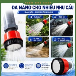 Đầu Sen Tắm Tăng Áp 1000 Lỗ Phun Tia Siêu Mịn Tiết Kiệm Nước Tiện Lơi 8
