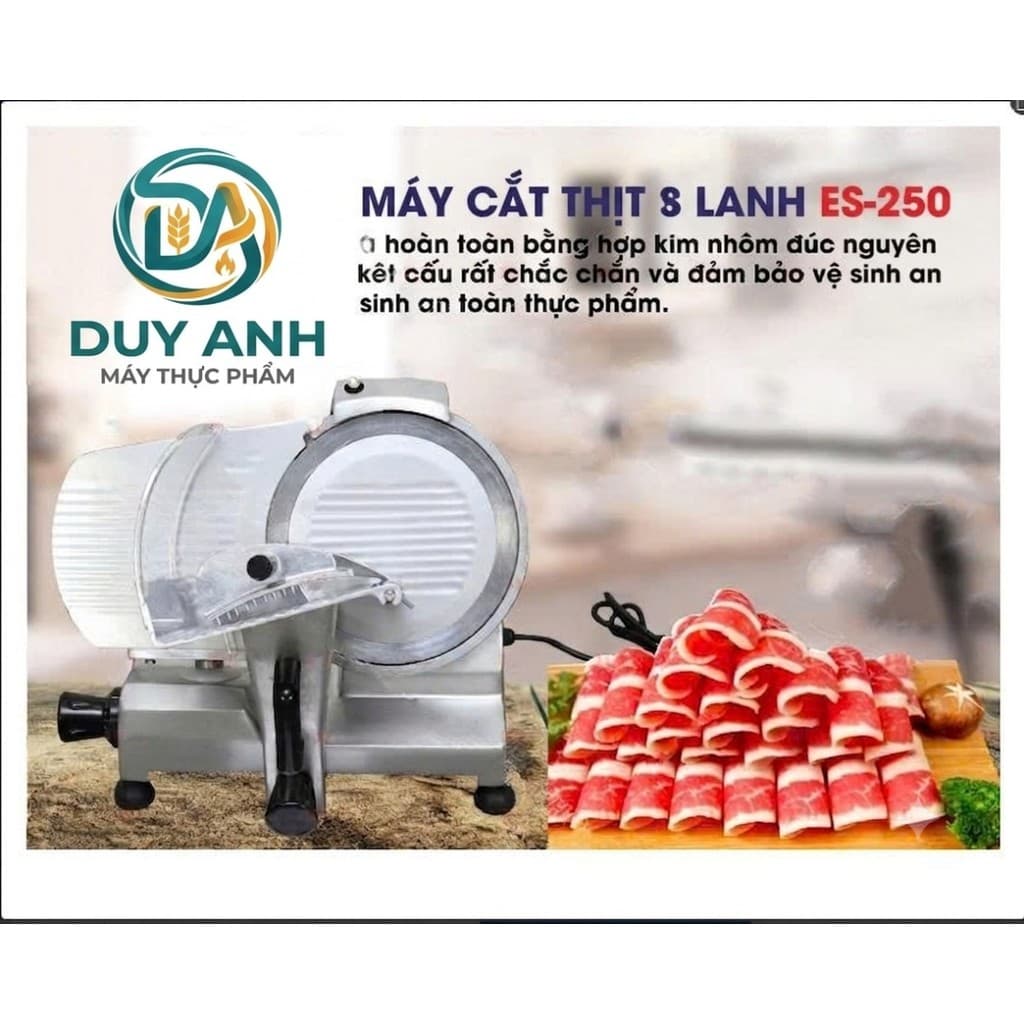 ES-250 SUNLING – Giải Pháp Thái Thịt Nhanh Gọn, Đẹp Lát, Tối Ưu Hiệu Suất 1-10mm