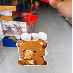Lồng đèn trung thu 2 mảnh có đèn nhạc cho bé 20cm 2