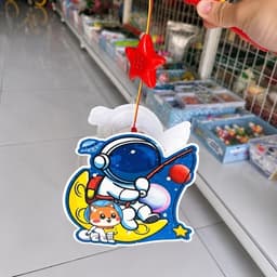 Lồng đèn trung thu 2 mảnh có đèn nhạc cho bé 20cm 6