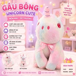 Gấu bông ôm ngủ cho bé 40cm mềm mại dễ thương 2