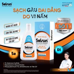 Dầu gội Selsun chống gàu, sạch gàu & hết ngứa da đầu Selsun Anti-Dandruff Shampoo 2