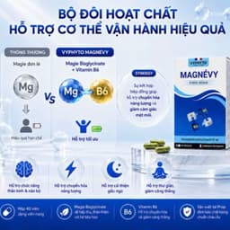 Vyphto Magnévy – Magie Bisglycinate + B6 nhập Pháp! Giảm mệt mỏi, căng thẳng, ngủ ngon, năng lượng tràn đầy mỗi ngày 💛 2