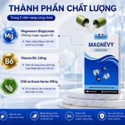 Vyphto Magnévy – Magie Bisglycinate + B6 nhập Pháp! Giảm mệt mỏi, căng thẳng, ngủ ngon, năng lượng tràn đầy mỗi ngày 💛 3