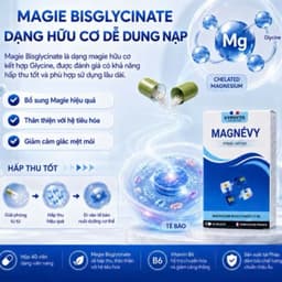 Vyphto Magnévy – Magie Bisglycinate + B6 nhập Pháp! Giảm mệt mỏi, căng thẳng, ngủ ngon, năng lượng tràn đầy mỗi ngày 💛 5
