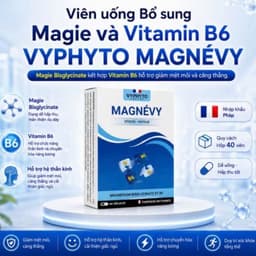 Vyphto Magnévy – Magie Bisglycinate + B6 nhập Pháp! Giảm mệt mỏi, căng thẳng, ngủ ngon, năng lượng tràn đầy mỗi ngày 💛 1