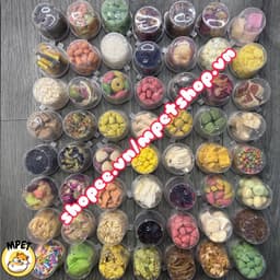 Combo - Set hủ đồ ăn dặm (mix không trùng món) cho hamster, sóc, nhím, bọ ú,.. 8