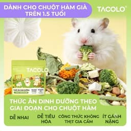 TACOCLO Thức ăn dành cho chuột hamster lớn tuổi công thức ít đường ít chất béo 1